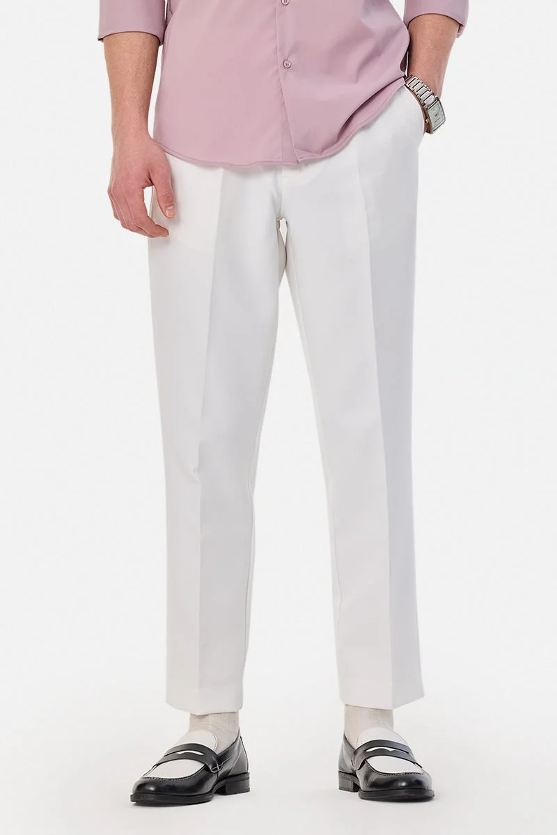 SNITCH Pleated Stretch Trousers